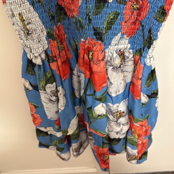 Parker Women’s Bondi Flutter Sleeve Smocked Waist Floral Print Dress. Size S. - Picture 9 of 13